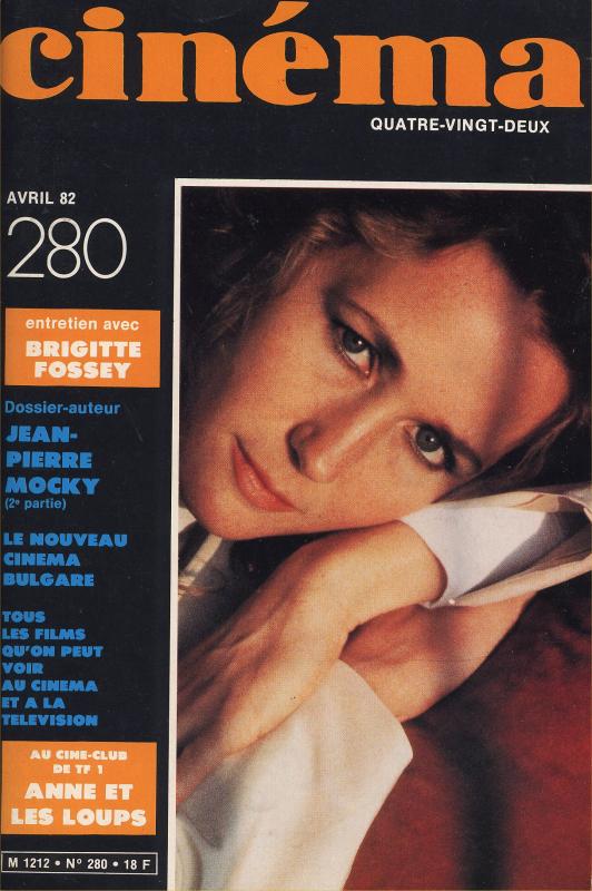 CINEMA (50s-90s Fr) magazine side cover Issue 280  1982