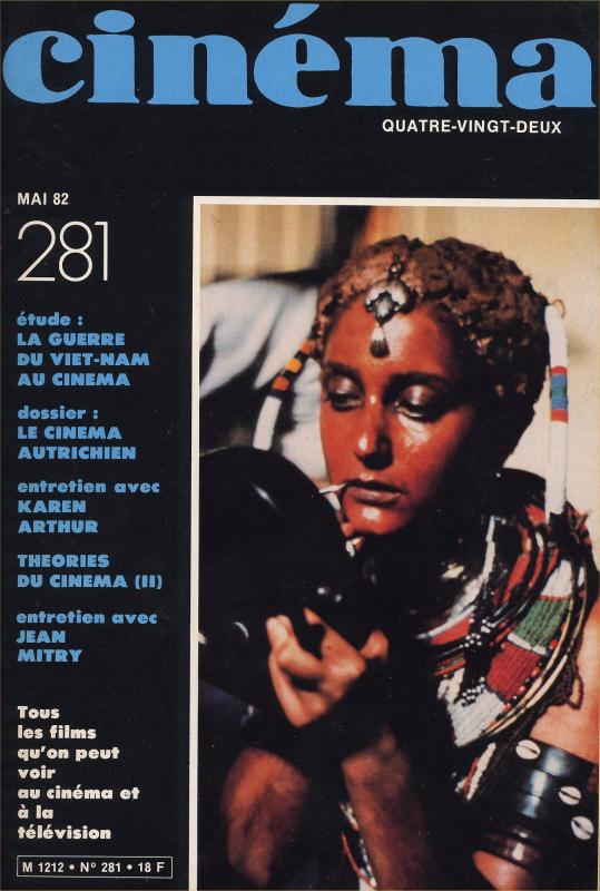 CINEMA (50s-90s Fr) magazine side cover Issue 281  1982