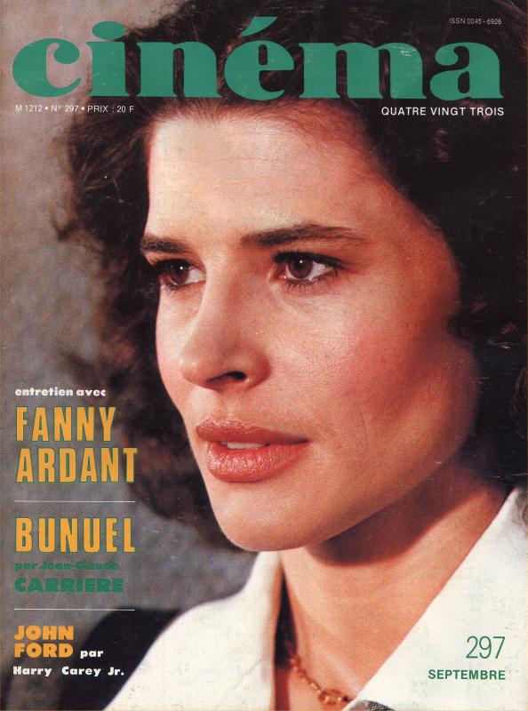 CINEMA (50s-90s Fr) magazine side cover Issue 297  1983