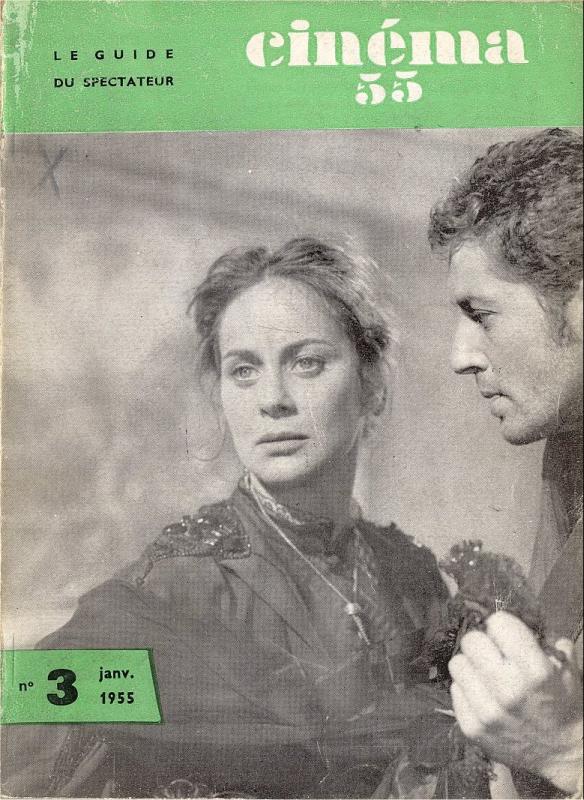 CINEMA (50s-90s Fr) magazine side cover Issue 3  1955