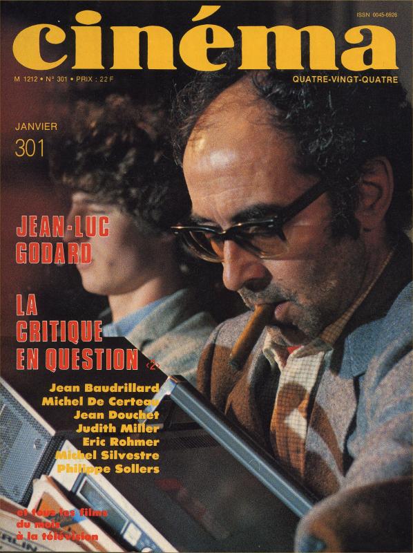 CINEMA (50s-90s Fr) magazine side cover Issue 301  1984