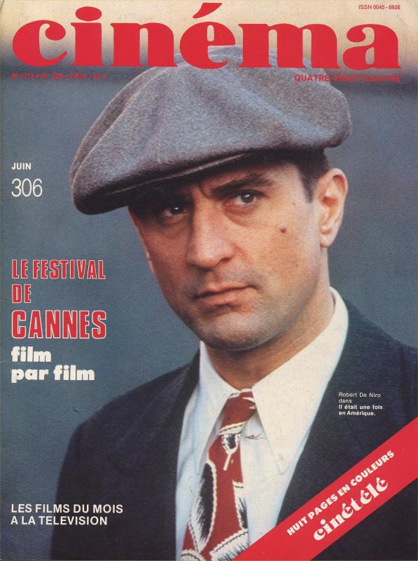 CINEMA (50s-90s Fr) magazine side cover Issue 306  1984