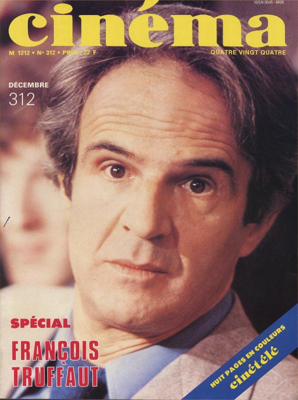 CINEMA (50s-90s Fr) magazine side cover Issue 312  1984