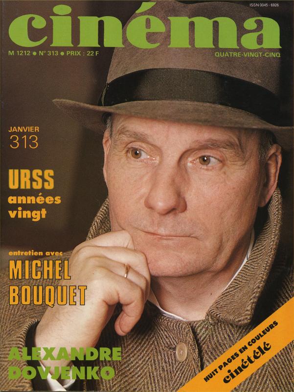 CINEMA (50s-90s Fr) magazine side cover Issue 313  1985