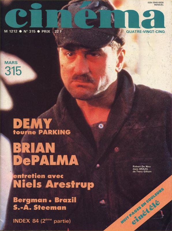 CINEMA (50s-90s Fr) magazine side cover Issue 315  1985