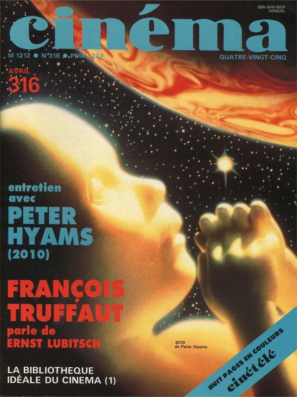 CINEMA (50s-90s Fr) magazine side cover Issue 316  1985
