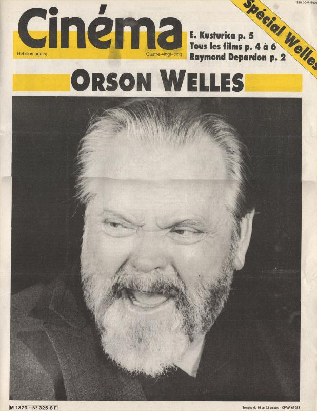 CINEMA (50s-90s Fr) magazine side cover Issue 325  1985