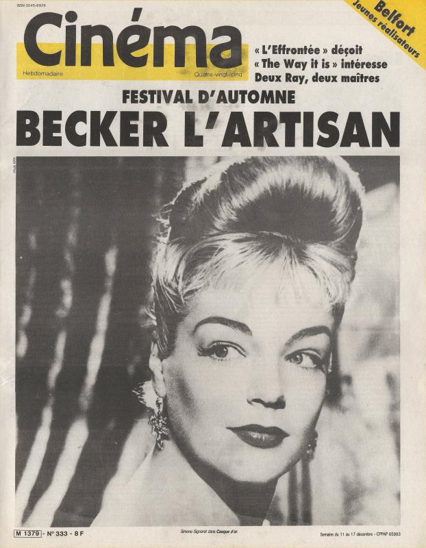 CINEMA (50s-90s Fr) magazine side cover Issue 333  1985