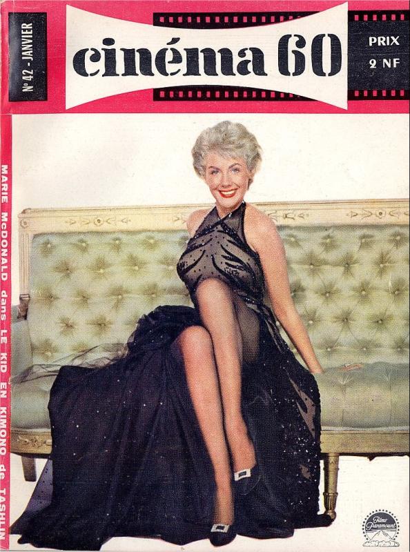 CINEMA (50s-90s Fr) magazine side cover Issue 42  1960