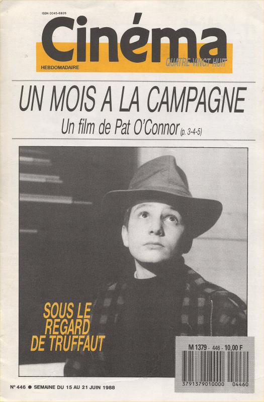 CINEMA (50s-90s Fr) magazine side cover Issue 446  1988