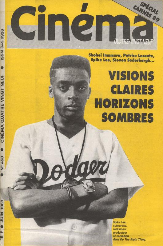 CINEMA (50s-90s Fr) magazine side cover Issue 458  1989
