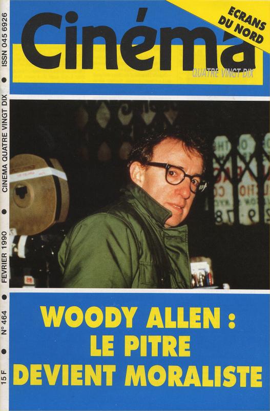 CINEMA (50s-90s Fr) magazine side cover Issue 464  1990