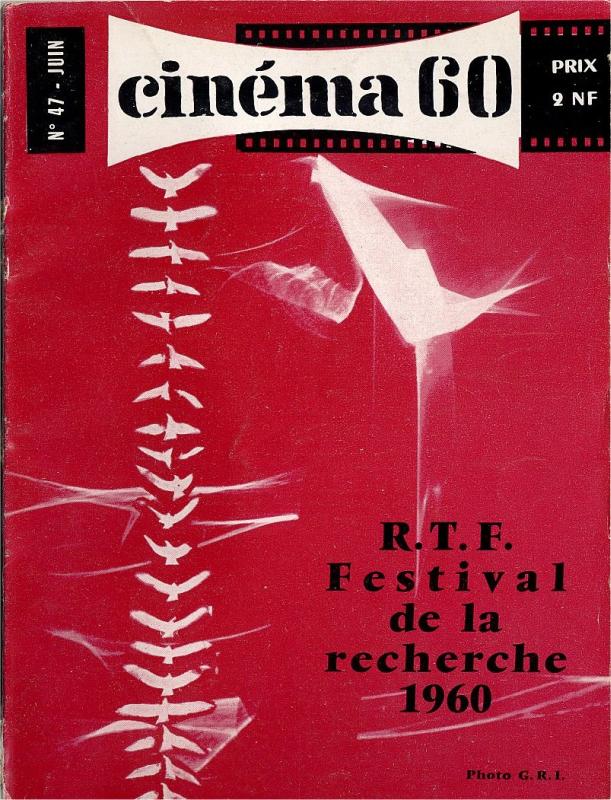 CINEMA (50s-90s Fr) magazine side cover Issue 47  1960