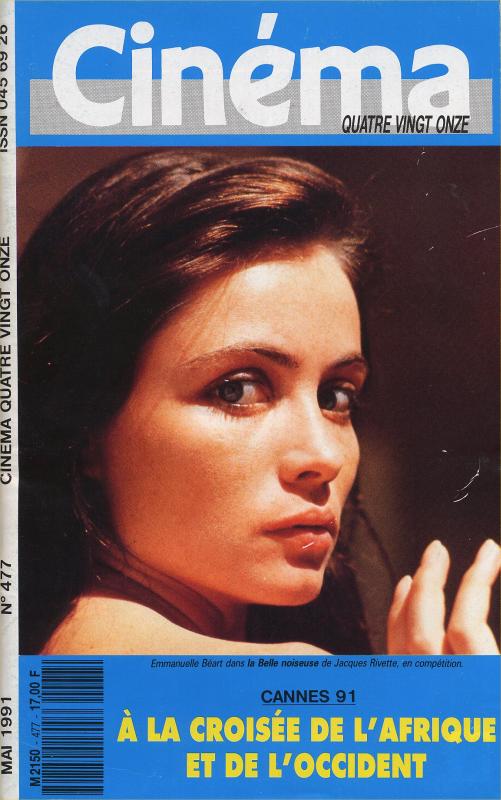 CINEMA (50s-90s Fr) magazine side cover Issue 477  1991