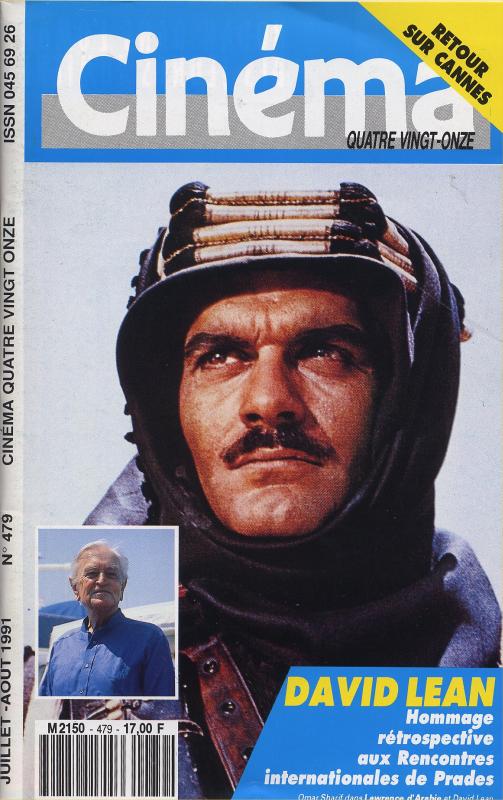 CINEMA (50s-90s Fr) magazine side cover Issue 479  1991
