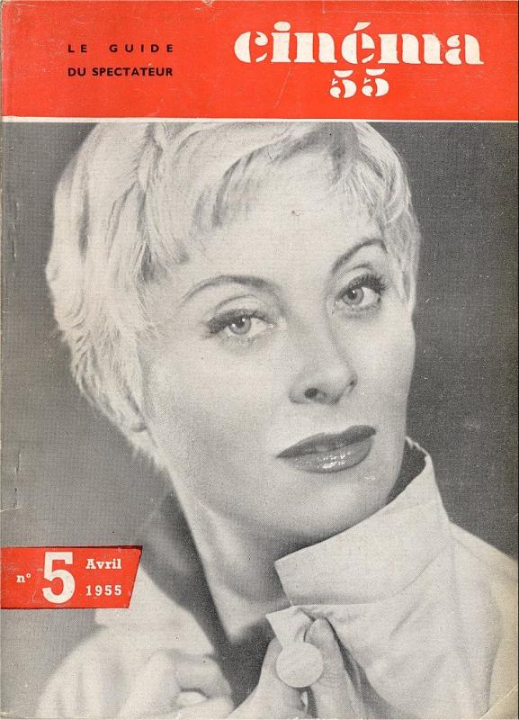 CINEMA (50s-90s Fr) magazine side cover Issue 5  1955