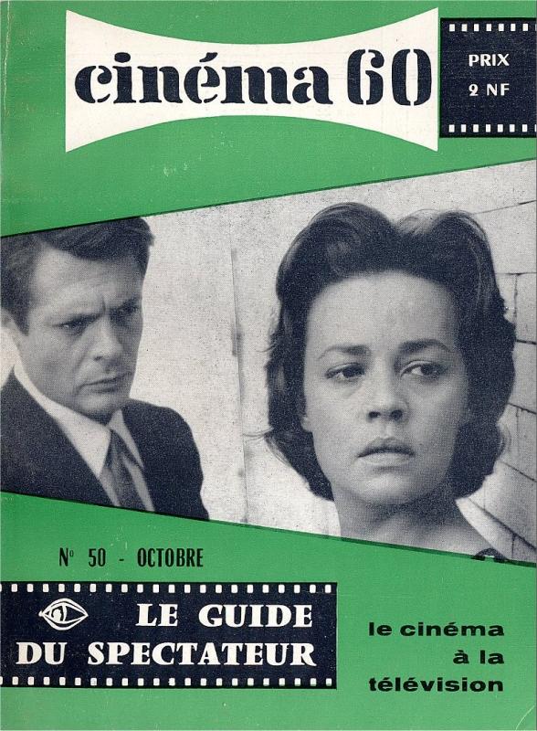 CINEMA (50s-90s Fr) magazine side cover Issue 50  1960
