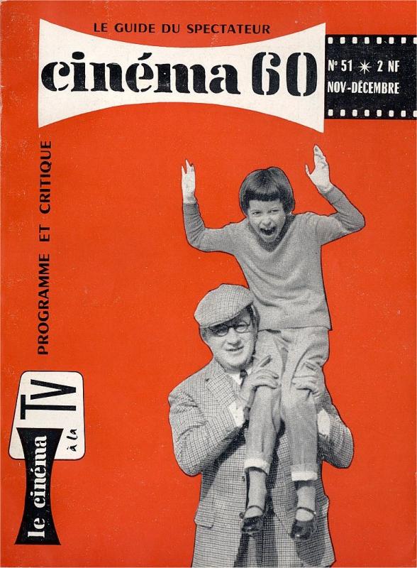 CINEMA (50s-90s Fr) magazine side cover Issue 51  1960