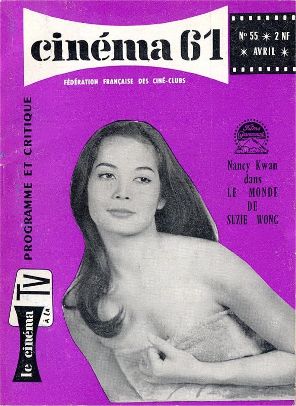 CINEMA (50s-90s Fr) magazine side cover Issue 55  1961