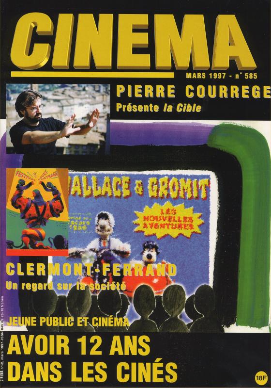 CINEMA (50s-90s Fr) magazine side cover Issue 585  1997