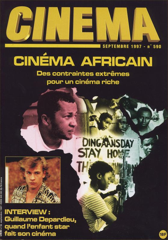 CINEMA (50s-90s Fr) magazine side cover Issue 590  1997