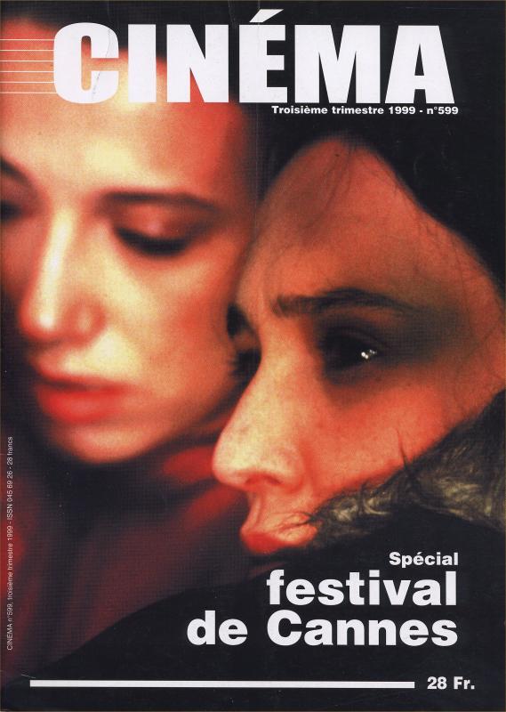 CINEMA (50s-90s Fr) magazine side cover Issue 599  1999