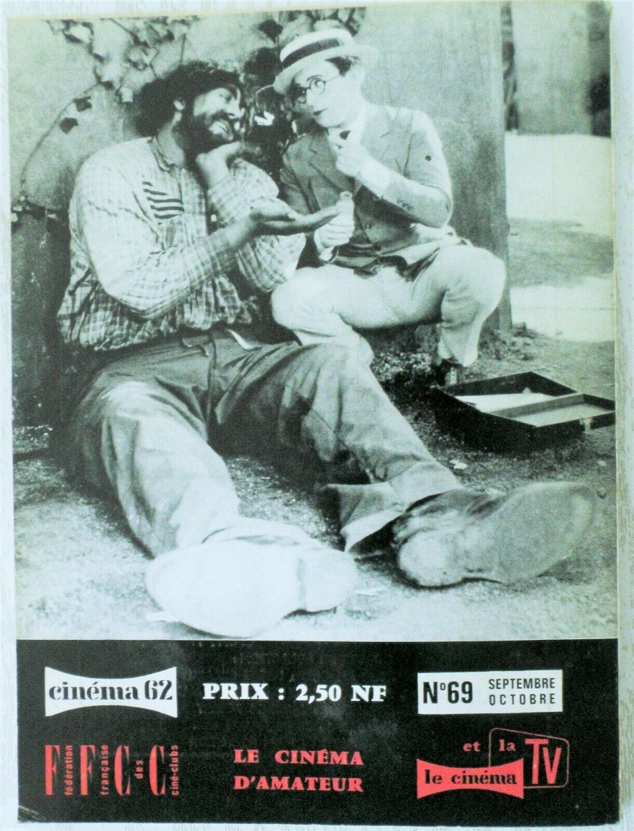 CINEMA (50s-90s Fr) magazine side cover Issue 69  1962