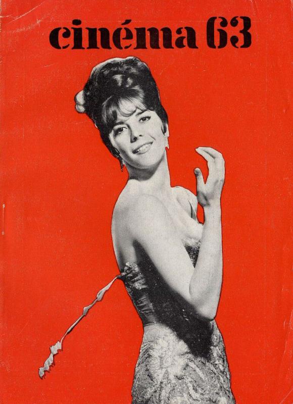CINEMA (50s-90s Fr) magazine side cover Issue 73  1963