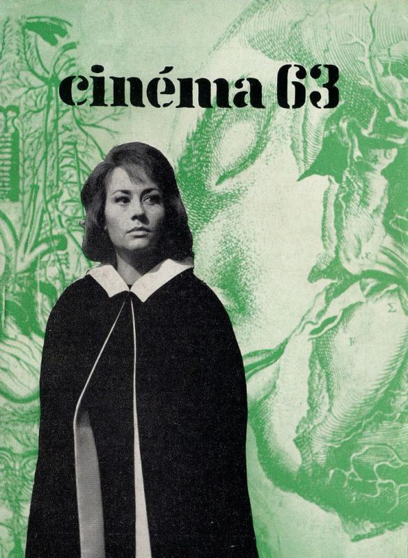 CINEMA (50s-90s Fr) magazine side cover Issue 74  1963