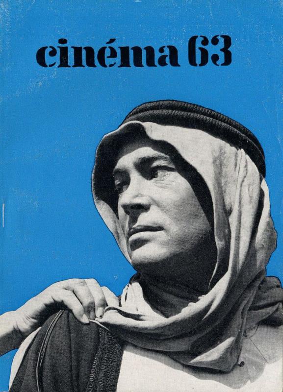 CINEMA (50s-90s Fr) magazine side cover Issue 75  1963
