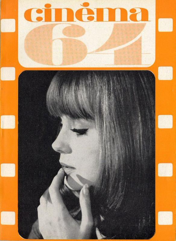 CINEMA (50s-90s Fr) magazine side cover Issue 87  1964