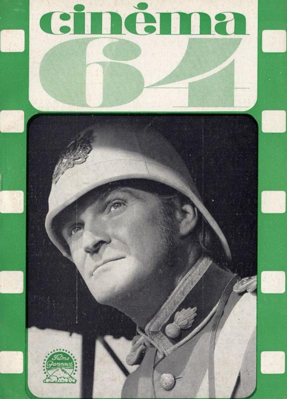 CINEMA (50s-90s Fr) magazine side cover Issue 90  1964