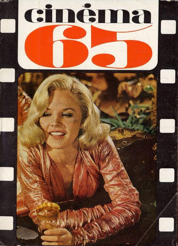 CINEMA (50s-90s Fr) magazine side cover Issue 92  1965