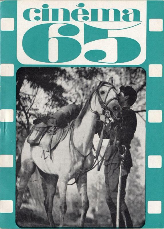 CINEMA (50s-90s Fr) magazine side cover Issue 95  1965