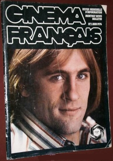 CINEMA FRANCAIS magazine side cover Issue 2 June 1976