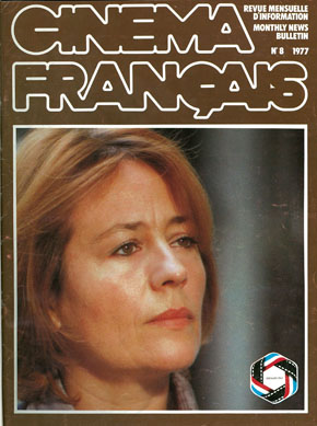 CINEMA FRANCAIS magazine side cover Issue 8 January 1977