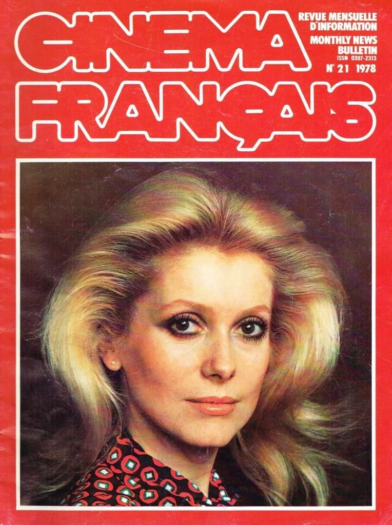 CINEMA FRANCAIS magazine side cover Issue 21 April 1978