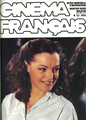 CINEMA FRANCAIS magazine side cover Issue 22 July/August 1978