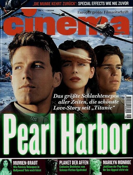 CINEMA (De) magazine side cover Issue 277 June 2001