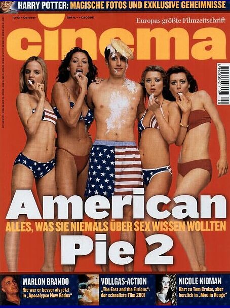 CINEMA (De) magazine side cover Issue 281 October 2001