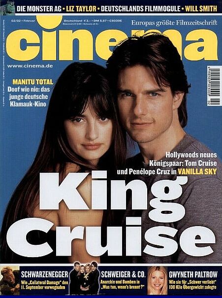 CINEMA (De) magazine side cover Issue 285 February 2002