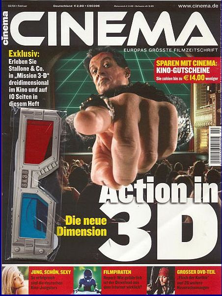 CINEMA (De) magazine side cover Issue 309 February 2004