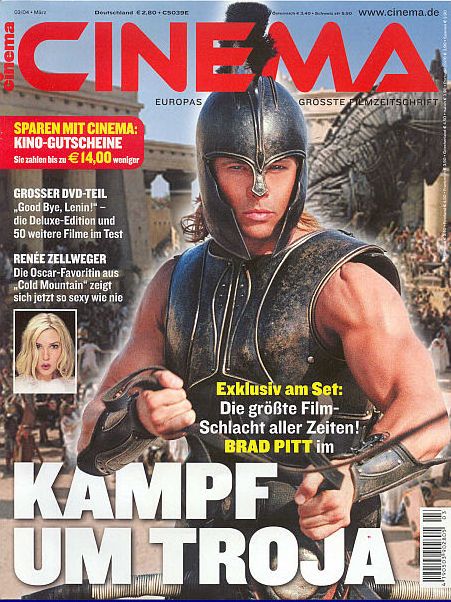CINEMA (De) magazine side cover Issue 310 March 2004