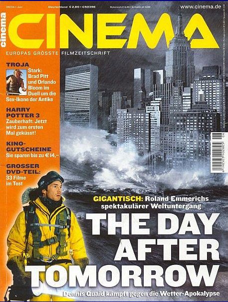 CINEMA (De) magazine side cover Issue 313 June 2004