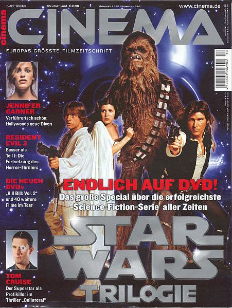 CINEMA (De) magazine side cover Issue 317 October 2004