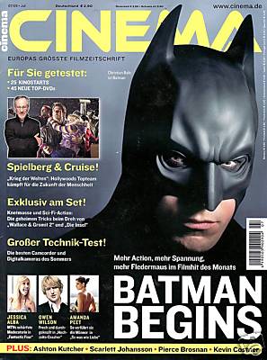 CINEMA (De) magazine side cover Issue 326 July 2005