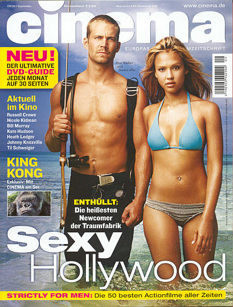 CINEMA (De) magazine side cover Issue 328 September 2005