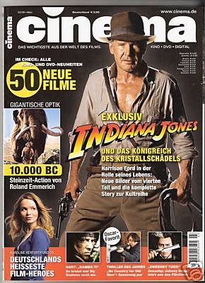 CINEMA (De) magazine side cover Issue 358 March 2008