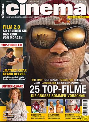 CINEMA (De) magazine side cover Issue 360 May 2008