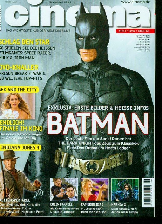 CINEMA (De) magazine side cover Issue 361 June 2008